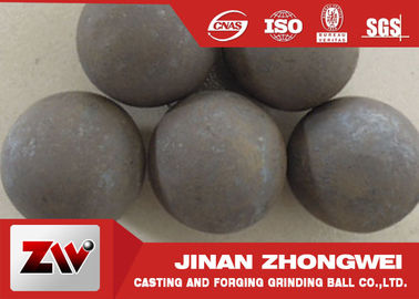 Berkualitas baik 20mm-125mm Metal Forged Grinding Media Ball Digunakan di Pertambangan