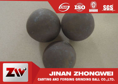 Berkualitas baik 20mm-125mm Metal Forged Grinding Media Ball Digunakan di Pertambangan