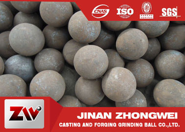 Berkualitas baik 20mm-125mm Metal Forged Grinding Media Ball Digunakan di Pertambangan