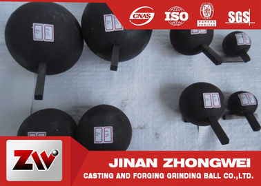 Berkualitas tinggi 52-65 HRC Bola penggilingan baja tempa 40mm 50mm Bola penggilingan besi baja