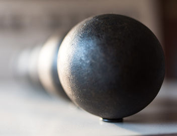 20-150mm Hot Rolling Steel Ball Kekerasan Tinggi Dalam Mesin Ball Mill