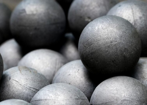 Bahan Chrome Steel Forged Mill Balls Grinding Media Untuk Rock Grinding Machine Disesuaikan