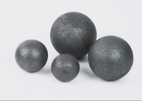 Berkualitas tinggi 52-65 HRC Bola penggiling baja tempa 40mm 50mm Bola penggiling besi tempa