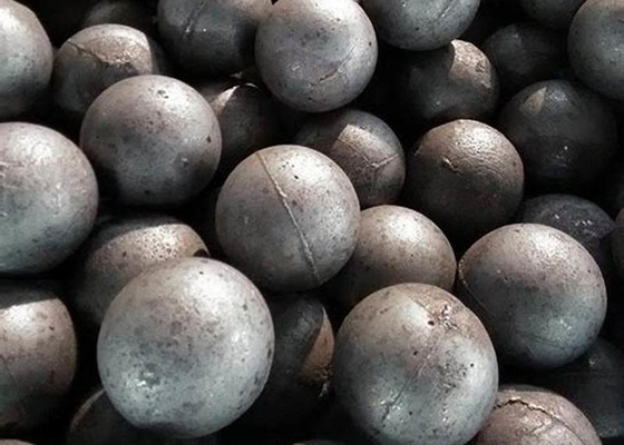 Media penggilingan bola baja cor tinggi dan rendah krom 40mm 50mm 60mm bola penggilingan besi cor tinggi Cr