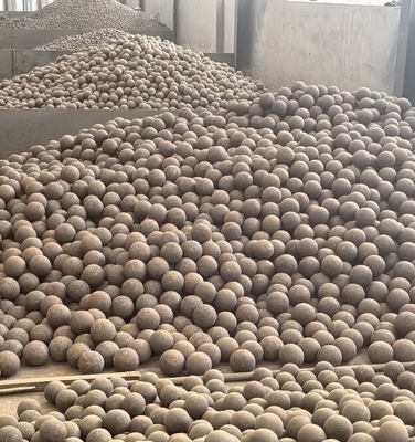 High Chrome Grinding Cast Cement Mill Grinding Media Ball Untuk Stasiun Listrik Kurang dari 0,5% Tingkat Patah
