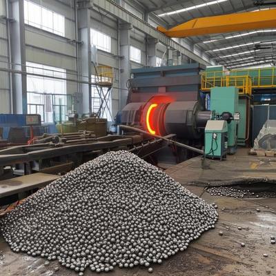 20mm-130mm Hot Rolled Steel Grinding Media Bola Bola Baja untuk Semen Ball Mill Tambang