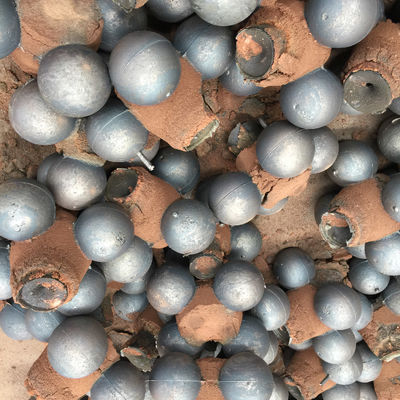 65 70 75 80mm tinggi mangan mangan menempa media gerinda baja bola besi untuk mesin ball mill
