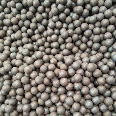 20-150mm Kekerasan Tinggi Hot Rolling Steel Ball Untuk Mesin Ball Mill Disesuaikan Dengan Komposisi Kimia Mn 0.6-1.2%