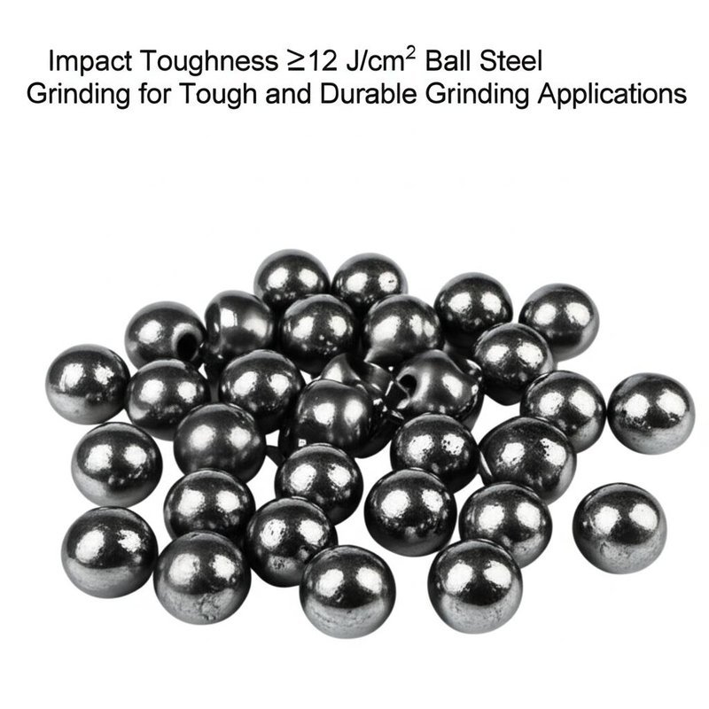 Impact Toughness ≥12 J/cm2 Ball Steel Grinding for Tough and Durable Grinding Applications