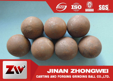 Pabrik Semen Dipalsukan 70mm 120mm 125mm Keras Tinggi Chrome Grinding Media Balls Digunakan di Tambang
