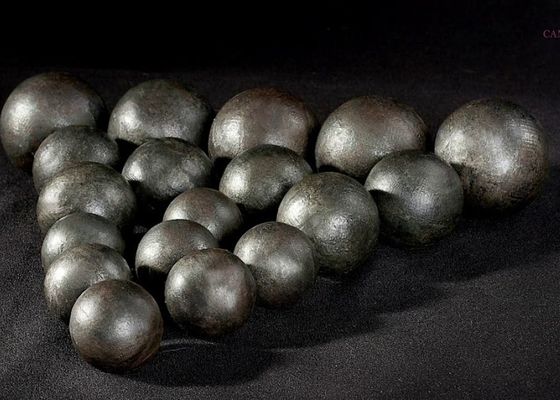 Bola Gerinda Baja Tempa 52-65 HRC Kualitas Tinggi 40Mm 50Mm Bola Gerinda Tempa Besi